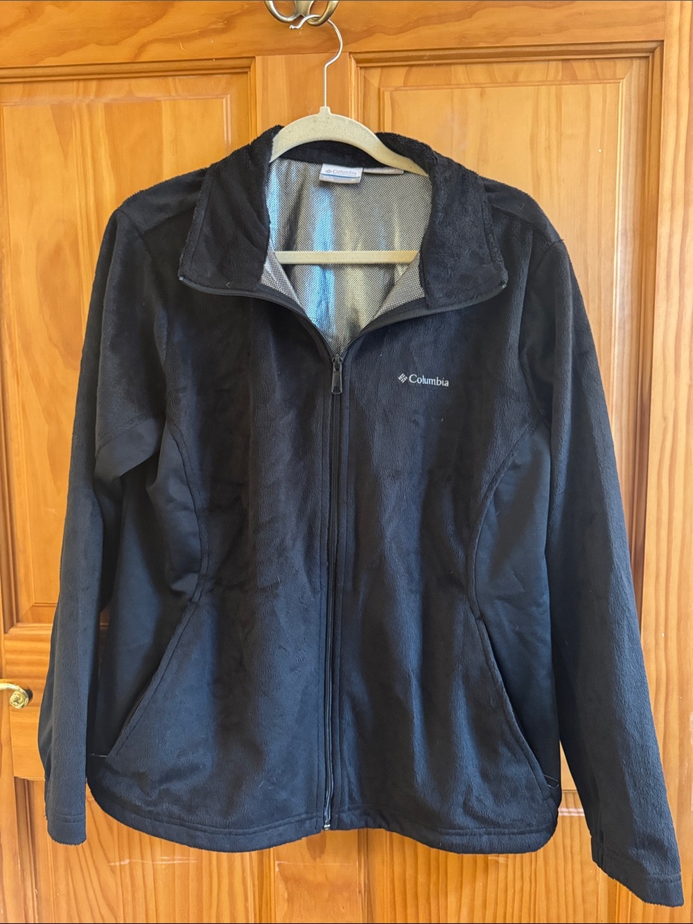 Columbia Black Women's Full-Zip Lightweight Jacket - Omni Heat Thermal Comfort